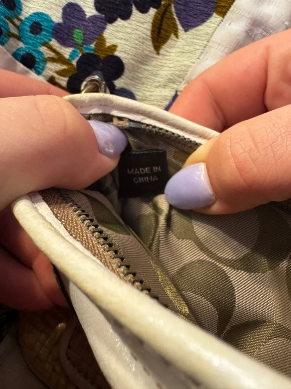 Vintage Coach Legacy Leather & Straw Wristlet | Off White Straw Snap Flap
